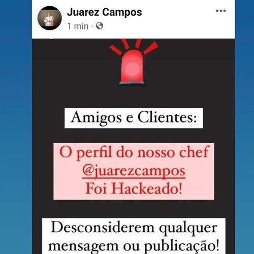 Poucas&Boas: Bandidos usam Instagram de famoso chef do ES para aplicar golpes