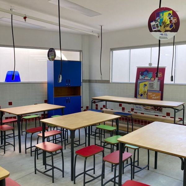 Espaços do Instituto de Ensino Edward Dodd, escola particular em Vila Velha. por Maranata/Divulgação