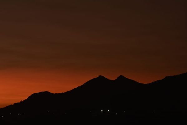 Amanhecer de quinta-feira (27) na Serra, Grande Vitória por Ricardo Medeiros