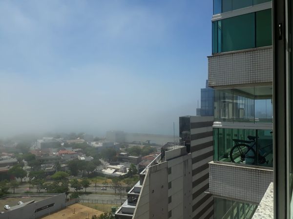 Convento da Penha "desapareceu" devido à neblina neste domingo (30) por André Zambelli