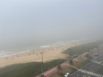 Neblina chama a atenção na Praia de Itaparica (Laila Magesk)