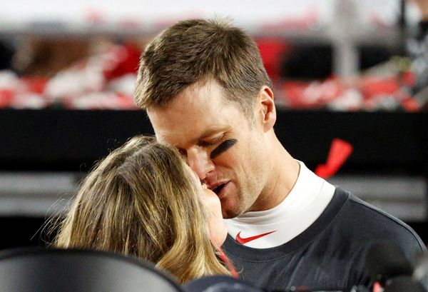 Gisele Bündchen e o marido, o jogador de futebol americano Tom Brady