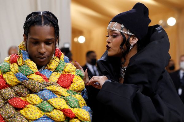 Rihanna e A$AP Rocky no MET Gala