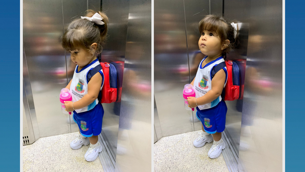 A história por trás da foto que viralizou no primeiro dia de aula no ES