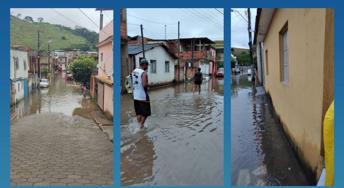 Segundo a Defesa Civil, casas ficaram alagadas e muros caíram em Guaçuí e Muniz Freire; além disso, Ibitirama registrou queda de barreira em estrada