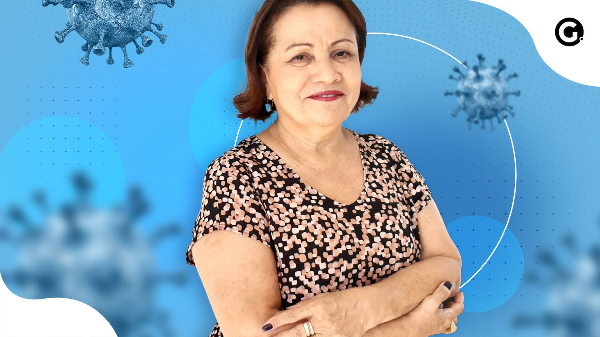 A professora Rosalia Sá de Oliveira, 60 anos, teve uma das cordas vocais danificada pela Covid-19