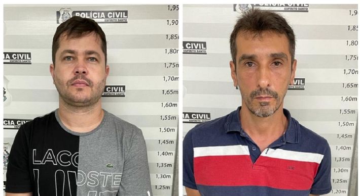 As prisões ocorreram na segunda-feira (21). Segundo a polícia, um deles é apontado como participante do assalto a uma agência do Banco de Brasil de Guarapari, em 2018, quando mais de R$ 600 mil foram roubados