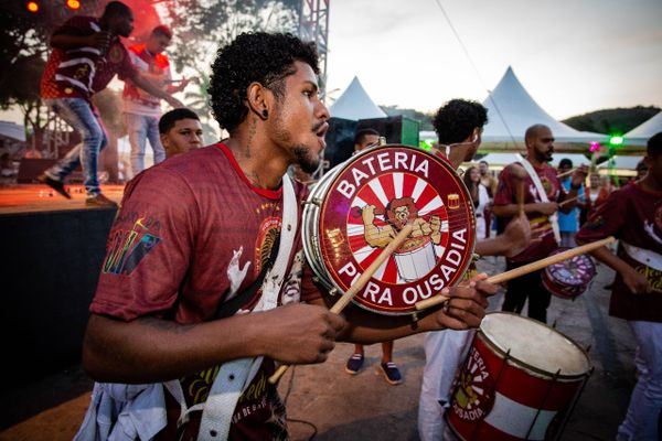 A bateria da Mocidade Unida da Glória participará de vários eventos durante o carnaval 