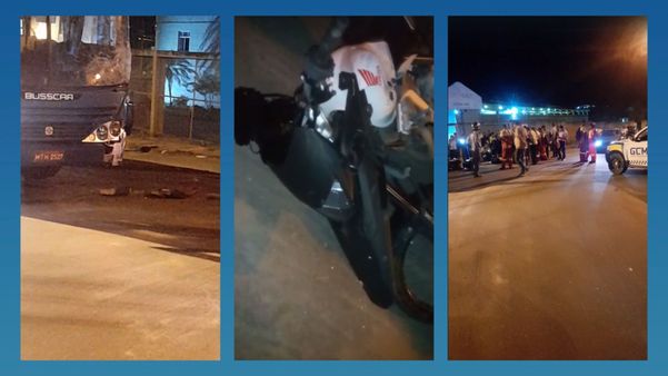 Policial militar fica em estado grave após acidente com ônibus em Cachoeiro