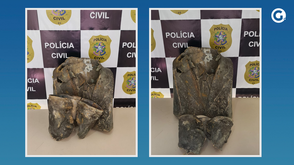 Polícia recupera busto de bronze em Cachoeiro de Itapemirim