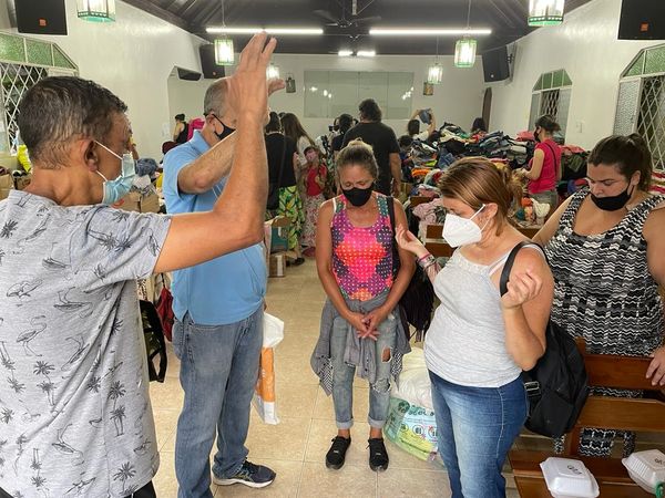 Ação solidária da ICM em Petrópolis (RJ) por ICM/ Divulgação