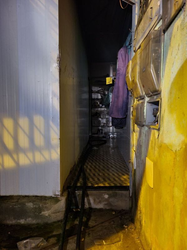 O incêndio aconteceu em um supermercado no bairro Barra do Itapemirim, em Marataízes por Divulgação \ Corpo de Bombeiros