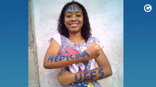  Débora Fernanda de Souza, de 19 anos, de São Gabriel da Palha, foi aprovada em medicina em universidades fora do ES