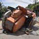 Imagem - Scania perde o freio e arrasta carro na Estrada de Capuaba, em Vila Velha