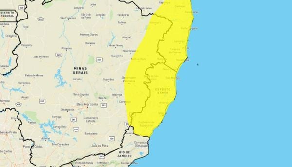 Regiões do ES podem ter queda de granizo