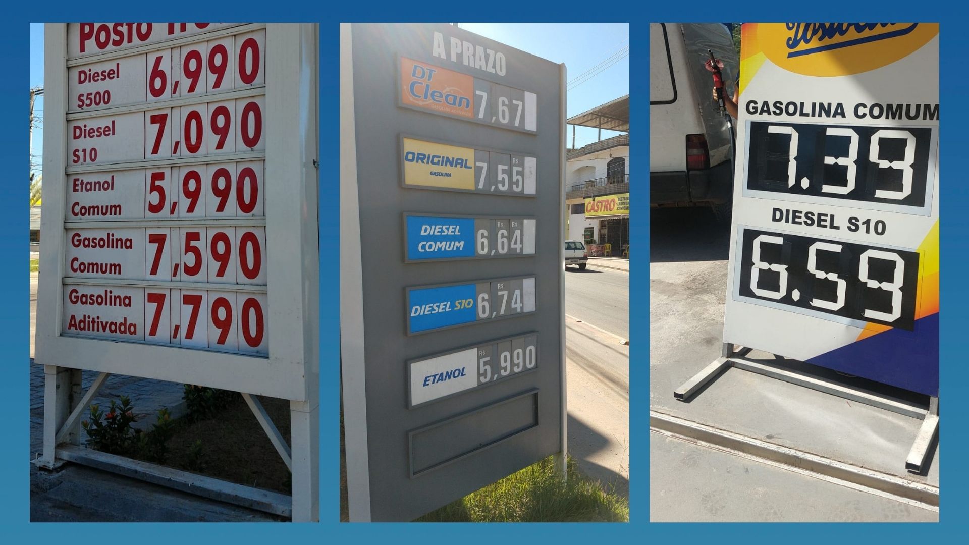 Os preços por litro de todos os combustíveis de automóveis deverão aparecer com apenas duas, e não mais três, casas depois da vírgula a partir do dia 7 de maio