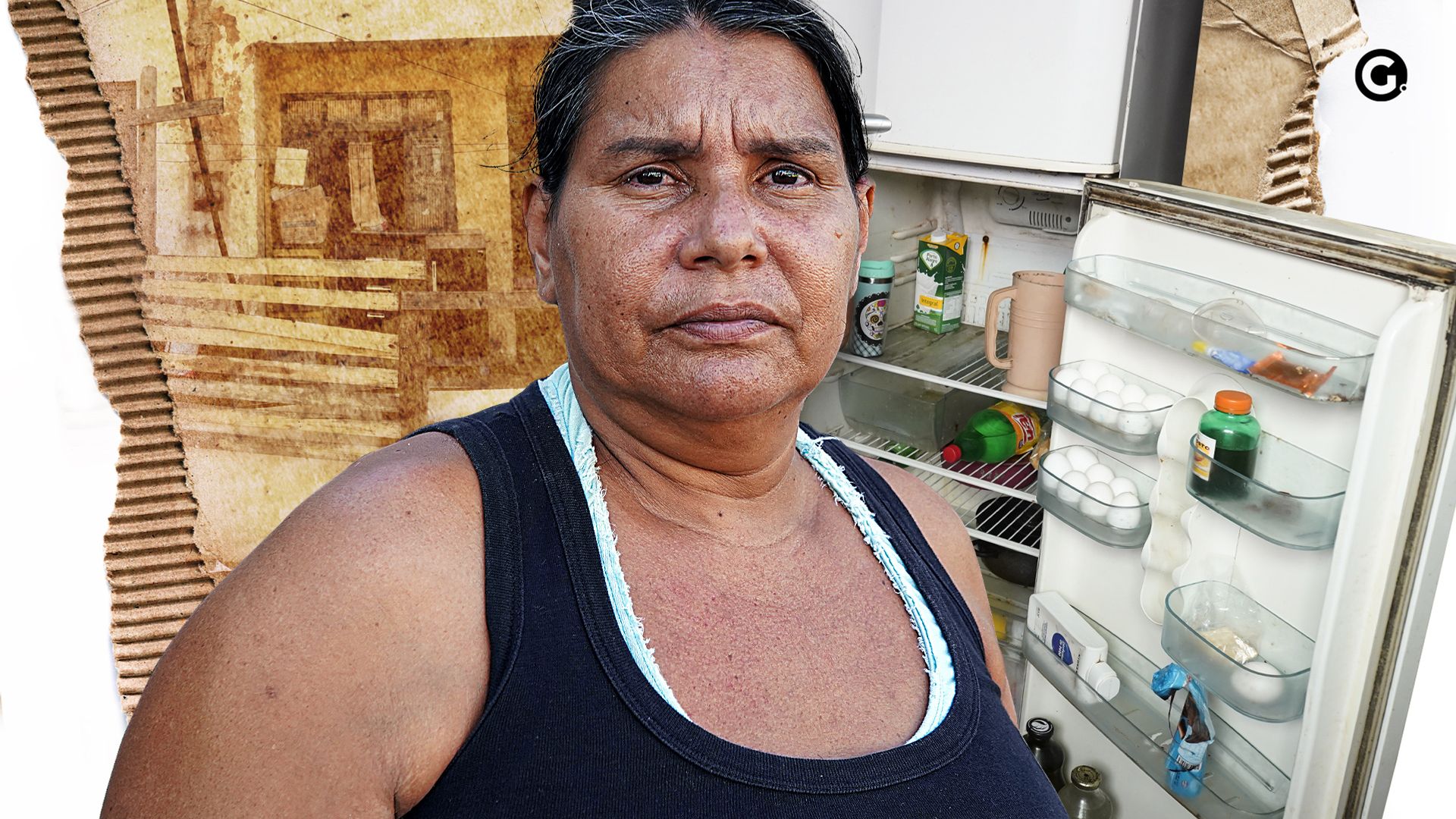 Maria das Graças Machado, mãe de duas crianças e avó de outras duas que moram com ela, sonha com a melhoria da sua casa
