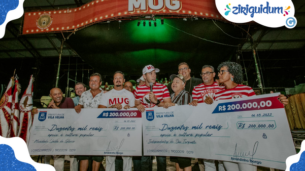 MUG e São Torquato receberam, cada uma, R$ 200 mil da Prefeitura de Vila Velkha