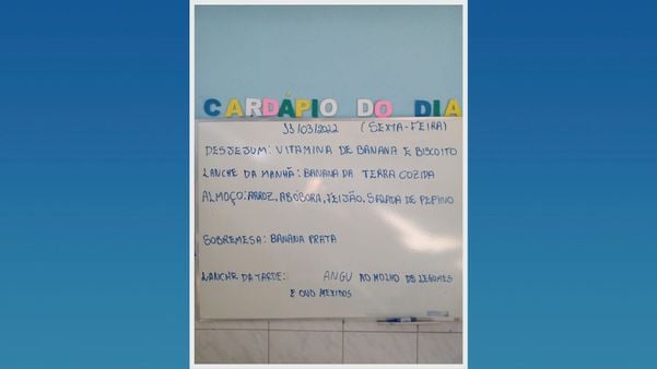 Pais reclamam da falta de carne na merenda nas escolas municipais