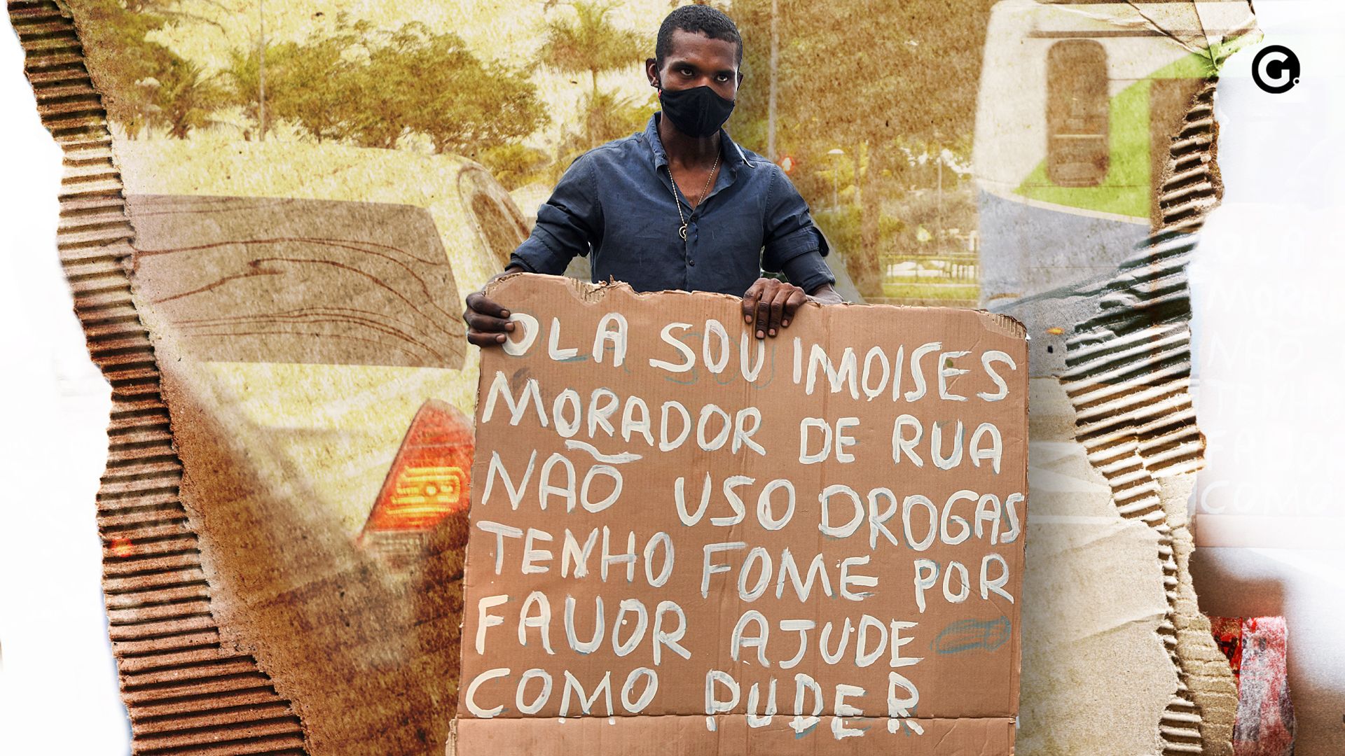 Do interior do Estado, Moisés Rodrigues parou na rua depois que o contrato de trabalho em uma obra em Vitória terminou e ele não conseguiu outro emprego