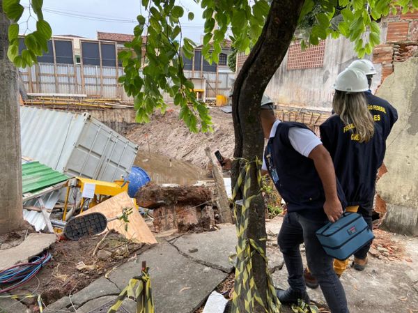 Crea-ES foi ao local do desabamento em Vitória por Divulgação | Crea-ES