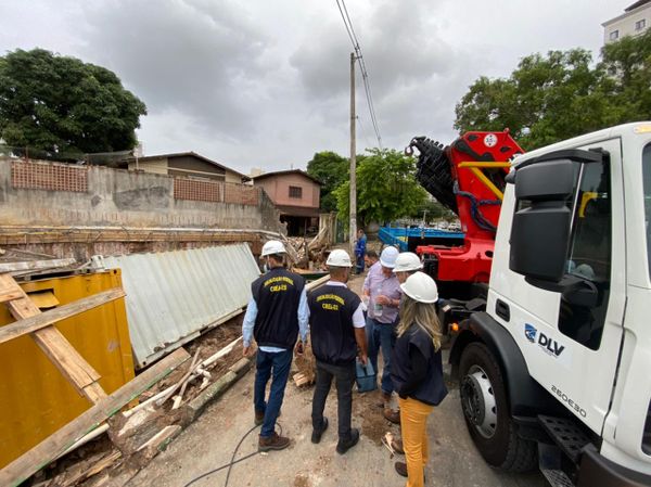 Estrutura desabou em Jardim Camburi, Vitória por Divulgação | Crea-ES