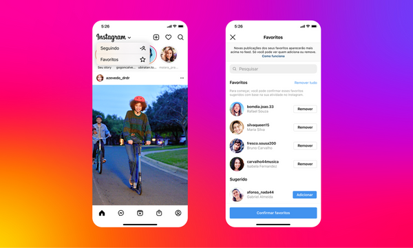 Instagram atualização feed