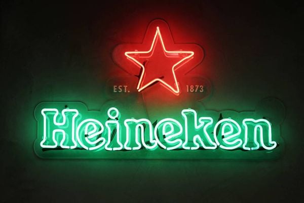 Logotipo da Heineken.
