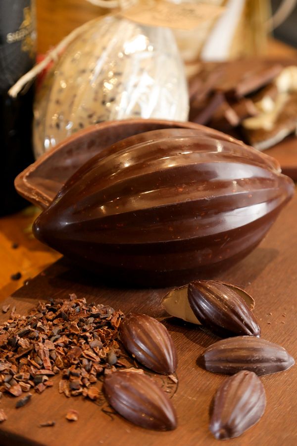 Ovo artesanal de chocolate da Ana Bandeira Chocolates