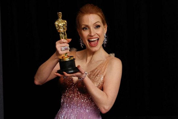 Jessica Chastain ganhou o Oscar de 'Melhor Atriz'