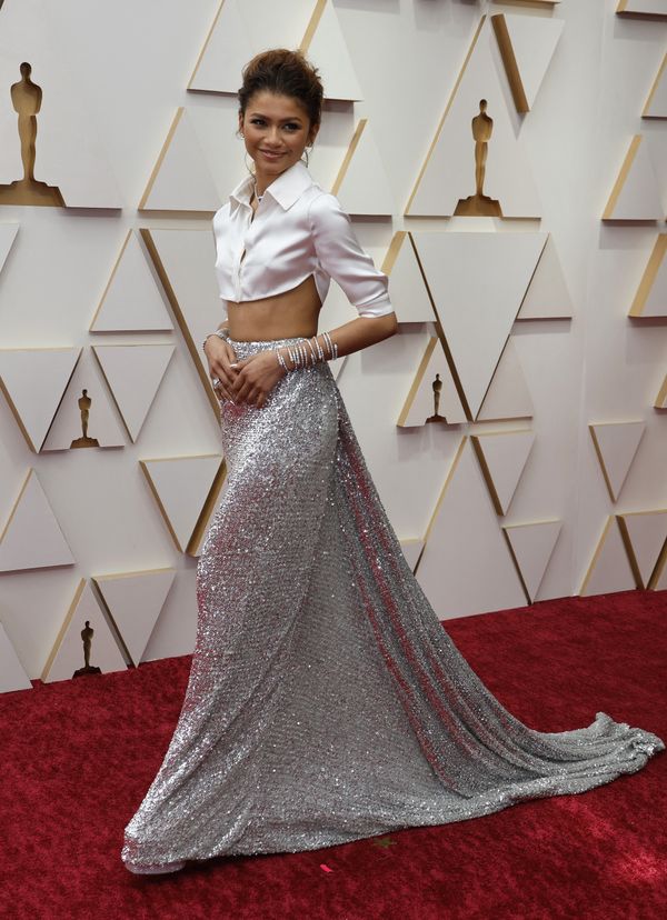 Zendaya no tapete vermelho do Oscar 2022
