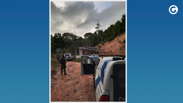 Local onde suspeito de participação na chacina foi preso, no interior de Jaguaré