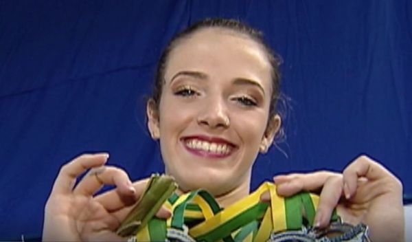 Ginasta Natália Gáudio estava no carro em acidente na BR 262, em Viana