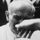 O Papa João Paulo II foi clicado para a exposição  