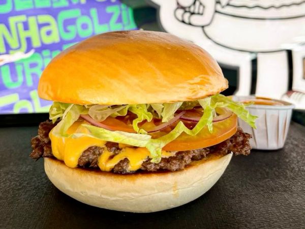 Sanduíche do Golzin Smash Burger, em Vila Velha