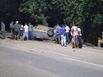 Carro capota em acidente em rodovia de Pancas(Leitor | A Gazeta)