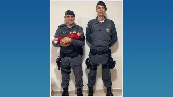 Bebê engasgado é salvo por policiais militares em Iúna