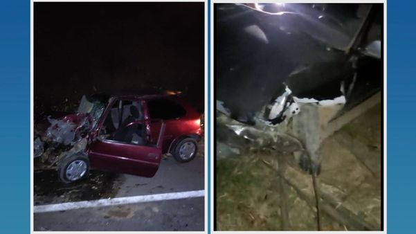 Acidente entre caminhonete e carro deixa feridos em Baixo Guandu