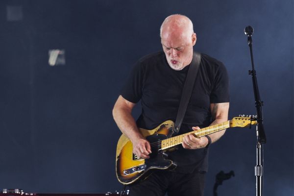 Show do inglês David Gilmour, 69, ex-guitarrista da lendária banda de rock progressivo Pink Floyd