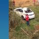 Imagem - Acidente em São Gabriel da Palha: carro capota e cai de ponte