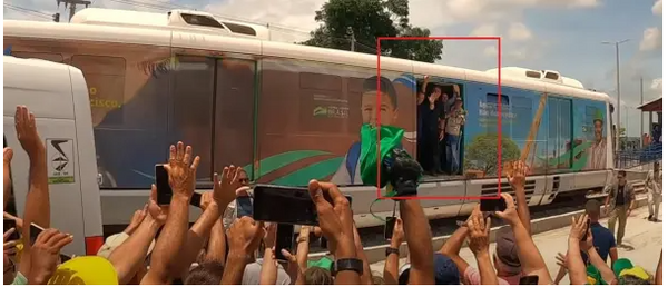 Passando a Limpo: Vídeo de Bolsonaro é de inauguração de trecho do VLT na Grande Natal e não de ferrovia que liga o Pará ao Maranhão