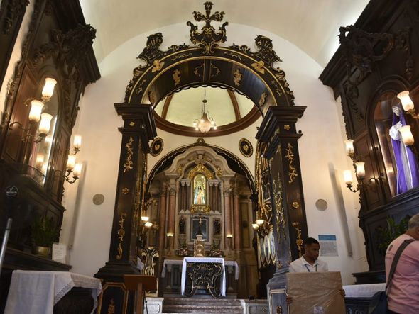 Capela do Convento da Penha é reaberta após obras de restauro  por Ricardo Medeiros