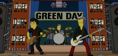 Green Day apareceu em 