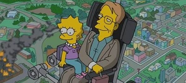 O físico inglês Stephen Hawking apareceu na série quatro vezes