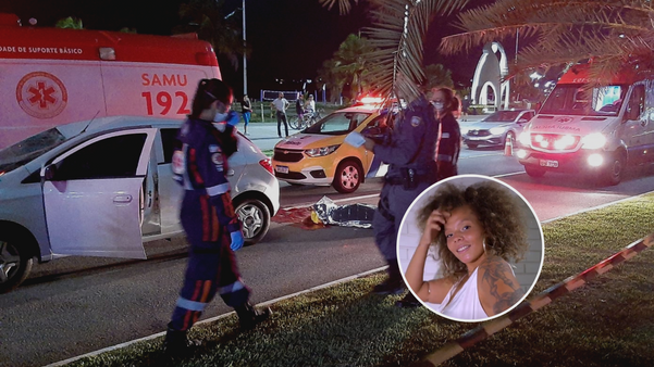 Luísa Lopes, de 24 anos, atropelada na última sexta-feira (15), na avenida Dante Michelini, em Jardim da Penha, Vitória