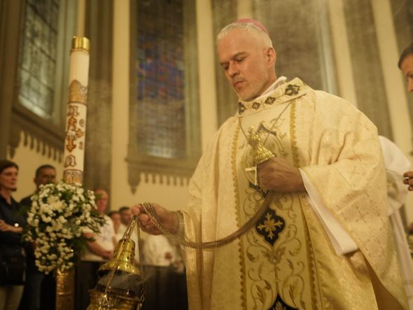 Missa de Envio da Romaria dos Homens, na Catedral Metropolitana de Vitória por Vitor Jubini