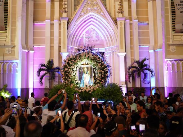 Missa de Envio da Romaria dos Homens, na Catedral Metropolitana de Vitória por Vitor Jubini