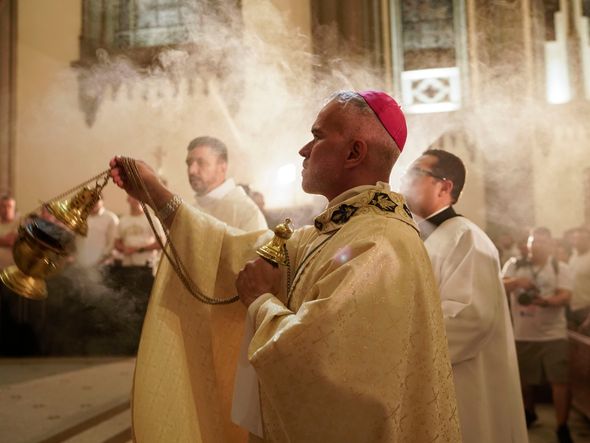 Missa de Envio da Romaria dos Homens, na Catedral Metropolitana de Vitória por Vitor Jubini