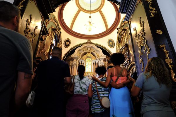 Festa da Penha: fiéis participaram de missa de romaria na manhã deste sábado (23) por Fernando Madeira