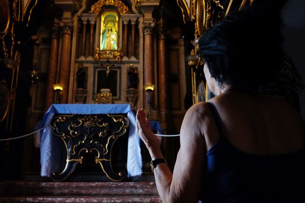 Festa da Penha: fiéis participaram de missa de romaria na manhã deste sábado (23) por Fernando Madeira